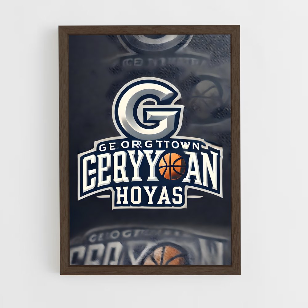 Poster Georgetown Slam Dunk – affiche Basketball (vue 5)